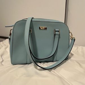 Kate spade blue crossbody satchel bag